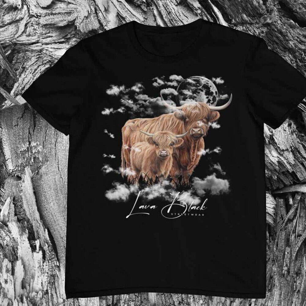 Highland Cow Shirt Highland Cattle Shirt Animal